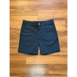 CRZ Yoga Performance Navy Blue Stretch Zip Pocket Chino Flat Front Men's Size 33